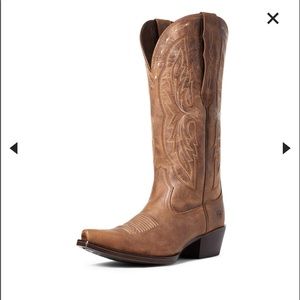 Womens Ariat Heritage X Toe Elastic Wide Calf Western Boot